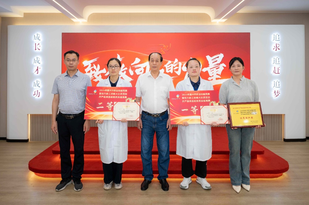 喜報(bào)！公司員工王瀟婷、曹小燕分獲市農(nóng)產(chǎn)品食品檢測(cè)員技能競(jìng)賽冠季軍！